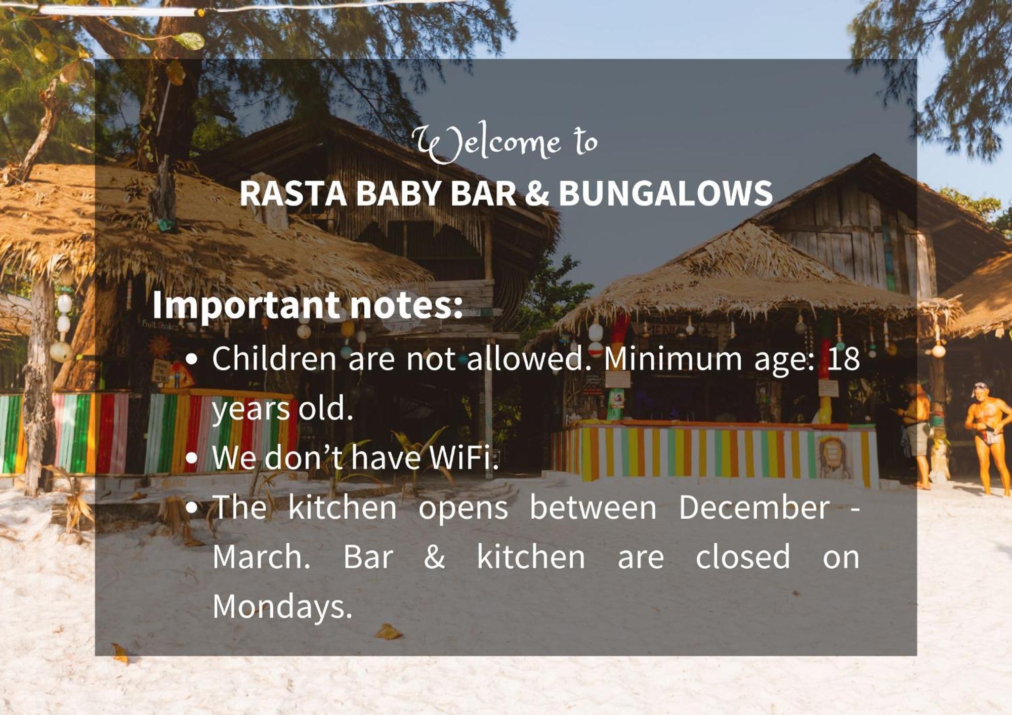 Rasta Baby Bar & Bungalows - Suitable For Young Travelers Koh Phayam Exterior foto